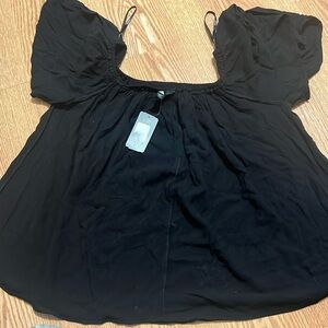 Off the shoulder shirt